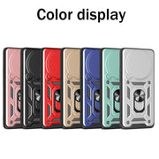 For Honor Magic7 Pro Sliding Camera Cover Design TPU+PC Phone Case(Rose Gold)