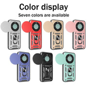 For Honor X9c Smart Sliding Camera Cover Design TPU+PC Phone Case(Silver)