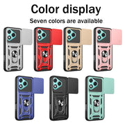 For Honor 400 Lite Global Sliding Camera Cover Design TPU+PC Phone Case(Rose Gold)