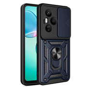 For Honor 400 Pro Global 160.8mm Sliding Camera Cover Design TPU+PC Phone Case(Blue)