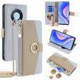 For Huawei nova Y90 4G Crossbody Litchi Texture Leather Phone Case(Blue) - Huawei Cases by PMC TechLife | Online Shopping South Africa | PMC TechLife | Buy Now Pay Later Mobicred