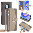 For Huawei nova Y90 4G Crossbody Litchi Texture Leather Phone Case(Grey) - Huawei Cases by PMC TechLife | Online Shopping South Africa | PMC TechLife | Buy Now Pay Later Mobicred