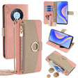 For Huawei nova Y90 4G Crossbody Litchi Texture Leather Phone Case(Pink) - Huawei Cases by PMC TechLife | Online Shopping South Africa | PMC TechLife | Buy Now Pay Later Mobicred