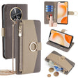 For Huawei Enjoy 60X Crossbody Litchi Texture Leather Phone Case(Grey) - Huawei Cases by PMC TechLife | Online Shopping South Africa | PMC TechLife | Buy Now Pay Later Mobicred
