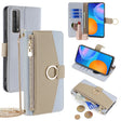 For Huawei P Smart 2021 Crossbody Litchi Texture Leather Phone Case(Blue) - Huawei Cases by PMC TechLife | Online Shopping South Africa | PMC TechLife | Buy Now Pay Later Mobicred