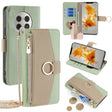 For Huawei Mate 50 Pro Crossbody Litchi Texture Leather Phone Case(Green) - Huawei Cases by PMC TechLife | Online Shopping South Africa | PMC TechLife | Buy Now Pay Later Mobicred