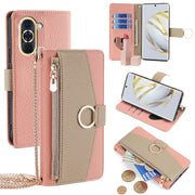 For Huawei nova 10 Crossbody Litchi Texture Leather Phone Case(Pink)