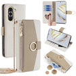 For Huawei nova 10 Crossbody Litchi Texture Leather Phone Case(White) - Huawei Cases by PMC TechLife | Online Shopping South Africa | PMC TechLife | Buy Now Pay Later Mobicred