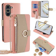 For Huawei nova 10 Pro Crossbody Litchi Texture Leather Phone Case(Pink)