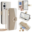 For Huawei nova 11 4G Crossbody Litchi Texture Leather Phone Case(White) - free shipping - PMC TechLife - Order now!
