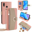 For Huawei P Smart Z / Enjoy 10 Plus Crossbody Litchi Texture Leather Phone Case(Pink) - Huawei Cases by PMC TechLife | Online Shopping South Africa | PMC TechLife | Buy Now Pay Later Mobicred
