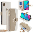 For Huawei Y5 2019 / Honor 8S Crossbody Litchi Texture Leather Phone Case(White) - Huawei Cases by PMC TechLife | Online Shopping South Africa | PMC TechLife | Buy Now Pay Later Mobicred