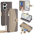 For Huawei nova 10 SE Crossbody Litchi Texture Leather Phone Case(Grey) - Huawei Cases by PMC TechLife | Online Shopping South Africa | PMC TechLife | Buy Now Pay Later Mobicred