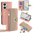 For Huawei nova 10 SE Crossbody Litchi Texture Leather Phone Case(Pink) - Huawei Cases by PMC TechLife | Online Shopping South Africa | PMC TechLife | Buy Now Pay Later Mobicred