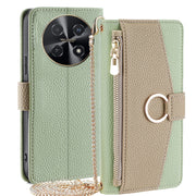 For Huawei nova 12i 4G Crossbody Litchi Texture Leather Phone Case(Green)