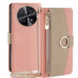 For Huawei nova 12i 4G Crossbody Litchi Texture Leather Phone Case(Pink) - Huawei Cases by PMC TechLife | Online Shopping South Africa | PMC TechLife | Buy Now Pay Later Mobicred