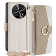 For Huawei nova 12i 4G Crossbody Litchi Texture Leather Phone Case(White) - Huawei Cases by PMC TechLife | Online Shopping South Africa | PMC TechLife | Buy Now Pay Later Mobicred