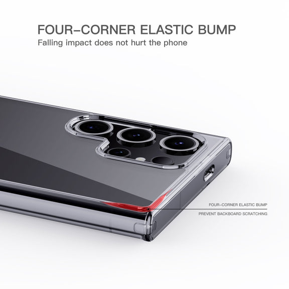 For Samsung Galaxy S24 5G Crystal Series PC + TPU Phone Case(Transparent)