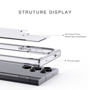 For Samsung Galaxy S24 5G Crystal Series PC + TPU Phone Case(Transparent)