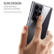 For Samsung Galaxy S24 5G Crystal Series PC + TPU Phone Case(Transparent)