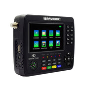 iBRAVEBOX V10 Finder Max 4.3 inch Display Digital Satellite Meter Signal Finder, Support DVB-S/S2/S2X, Plug Type:UK Plug(Black)