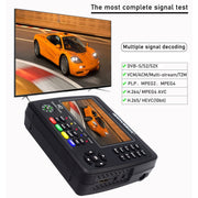iBRAVEBOX V10 Finder Max 4.3 inch Display Digital Satellite Meter Signal Finder, Support DVB-S/S2/S2X, Plug Type:UK Plug(Black)