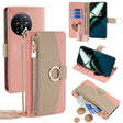 For OnePlus 11 Crossbody Litchi Texture Leather Phone Case(Pink) - OnePlus Cases by PMC TechLife | Online Shopping South Africa | PMC TechLife | Buy Now Pay Later Mobicred