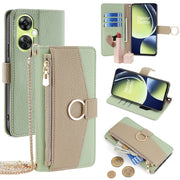 For OnePlus Nord CE 3 Lite  5G Crossbody Litchi Texture Leather Phone Case(Green)