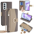 For OnePlus 9RT 5G Crossbody Litchi Texture Leather Phone Case(Grey) - OnePlus Cases by PMC TechLife | Online Shopping South Africa | PMC TechLife | Buy Now Pay Later Mobicred