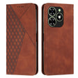 For Tecno Spark Go 2024 / POP 8 Diamond Splicing Skin Feel Magnetic Leather Phone Case(Brown) - Tecno Cases by PMC Jewellery | Online Shopping South Africa | PMC Jewellery | Buy Now Pay Later Mobicred