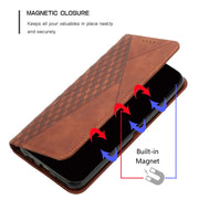For Tecno Spark Go 2024 / POP 8 Diamond Splicing Skin Feel Magnetic Leather Phone Case(Brown)