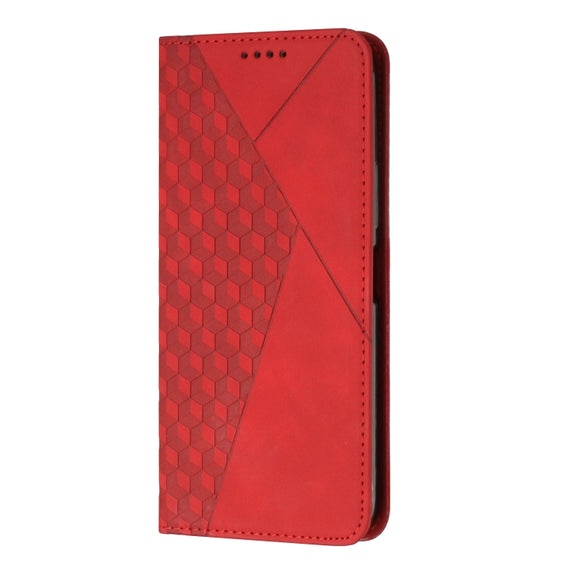 For Tecno Spark Go 2024 / POP 8 Diamond Splicing Skin Feel Magnetic Leather Phone Case(Red)