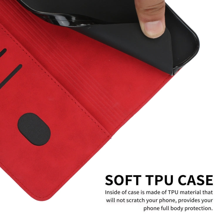 For Tecno Spark Go 2024 / POP 8 Diamond Splicing Skin Feel Magnetic Leather Phone Case(Red)