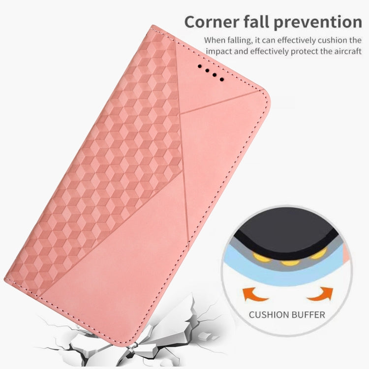 For Tecno Spark Go 2024 / POP 8 Diamond Splicing Skin Feel Magnetic Leather Phone Case(Rose Gold)
