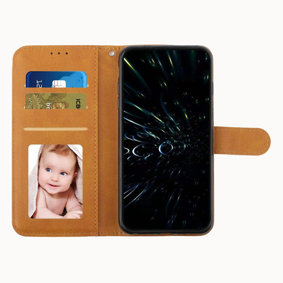 For Tecno Spark Go 2024 / POP 8 Stitching Calf Texture Buckle Leather Phone Case(Yellow)