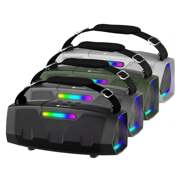 NewRixing NR2033 Portable TWS Wireless Bluetooth Speaker(Black)