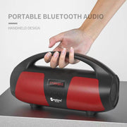 NewRixing NR2055 Wireless Portable TWS Bluetooth Speaker with Microphone(Red)