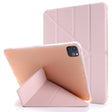 For iPad Air 13 2024 / Pro 12.9 2022 / 2021 Multi-folding TPU Leather Tablet Case with Holder & Pen Slot(Gold) - iPad Pro 12.9 (2018) Cases by PMC TechLife | Online Shopping South Africa | PMC TechLife | Buy Now Pay Later Mobicred