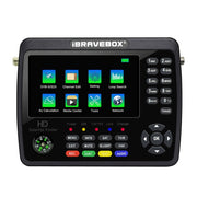iBRAVEBOX V10 Finder Max+ 4.3 inch Display Digital Satellite Meter Signal Finder, Support DVB-S/S2/S2X AHD, Plug Type:US Plug(Black)