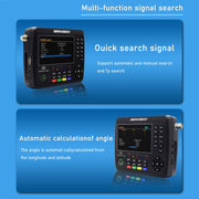 iBRAVEBOX V10 Finder Max+ 4.3 inch Display Digital Satellite Meter Signal Finder, Support DVB-S/S2/S2X AHD, Plug Type:US Plug(Black)