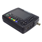 iBRAVEBOX V10 Finder Pro+ 4.3 inch Display Digital Satellite Meter Signal Finder, Support DVB-S/S2/S2X/T/T2/C AHD, Plug Type:EU Plug(Black)