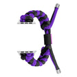 For Apple Watch Ultra 2 49mm Paracord Fishtail Braided Silicone Bead Watch Band(Black Purple) - Watch Bands by PMC TechLife | Online Shopping South Africa | PMC TechLife | Buy Now Pay Later Mobicred