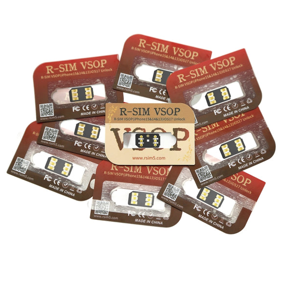 R-SIM VSOP Unlocking Card Sticker For iOS17 System Unlocking