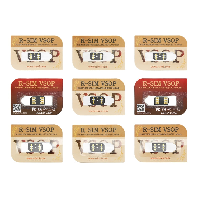 R-SIM VSOP Unlocking Card Sticker For iOS17 System Unlocking