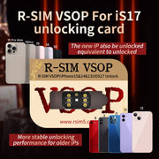 R-SIM VSOP Unlocking Card Sticker For iOS17 System Unlocking