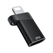 ADS-616B 8 Pin Male to USB-C/Type-C Female OTG Adapter(Black)