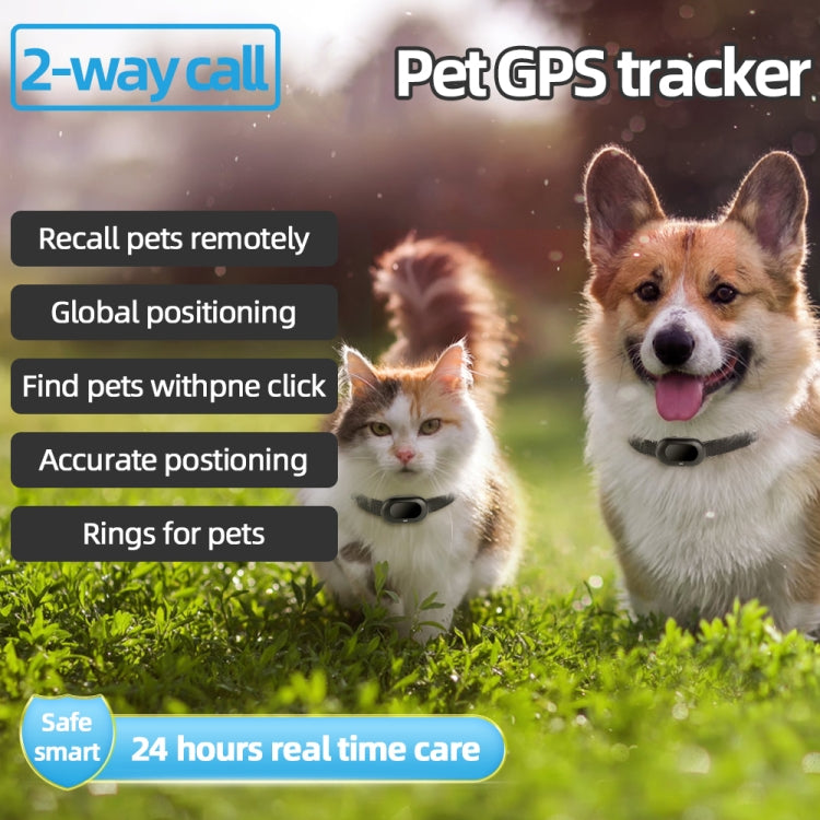 V41 Smart GPS Tracker IP67 Water-resistant Pet Anti-loss Positioner, Version:4G Version-B for North & South America(Black)