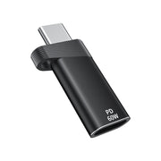 ADS-615 PD 60W USB-C/Type-C Male to 8 Pin Female Adapter(Black)