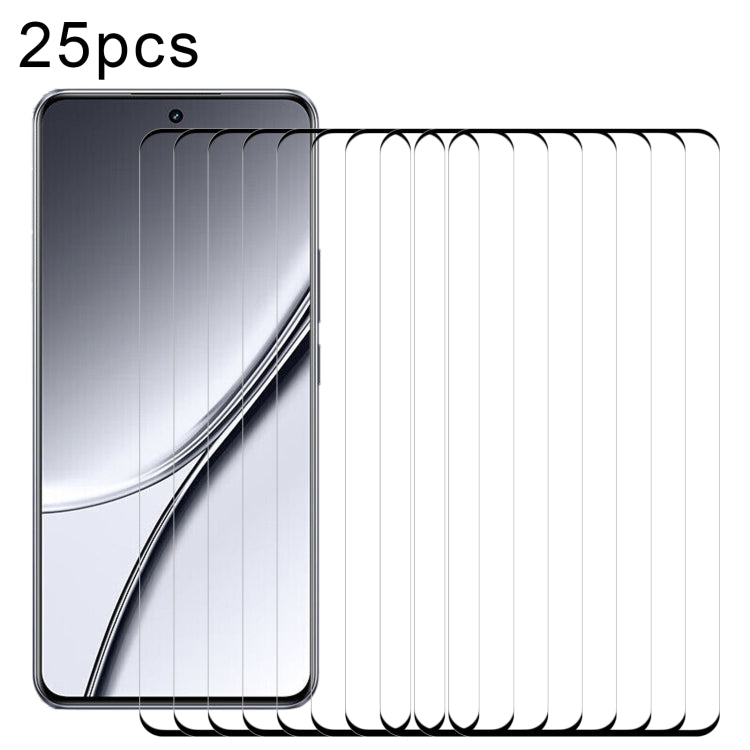 For Realme GT5 Pro 25pcs 3D Curved Edge Full Screen Tempered Glass Film