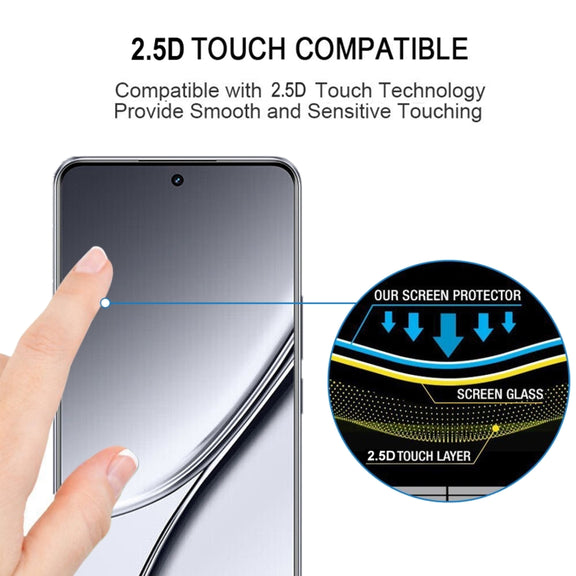 For Realme GT5 Pro 25pcs 3D Curved Edge Full Screen Tempered Glass Film